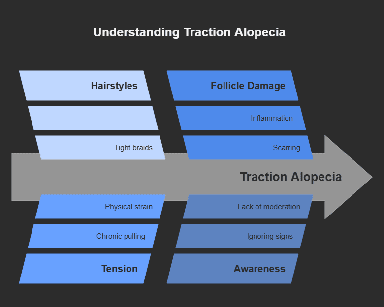 Alopecia Explained: the Different Types of Hair Loss 2 Traction Alopecia