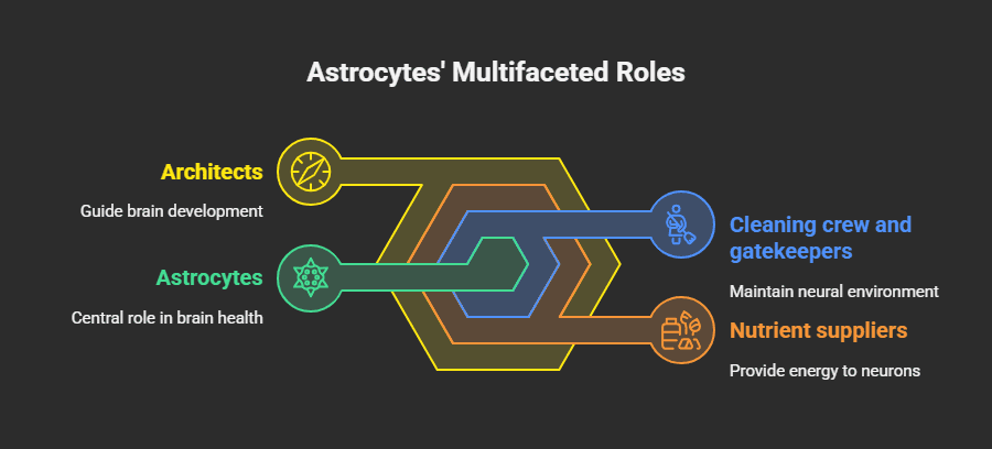 The Silent Star-Shaped Cells of the Brain Steal the Limelight 1 Astrocytes are a class of glial cells