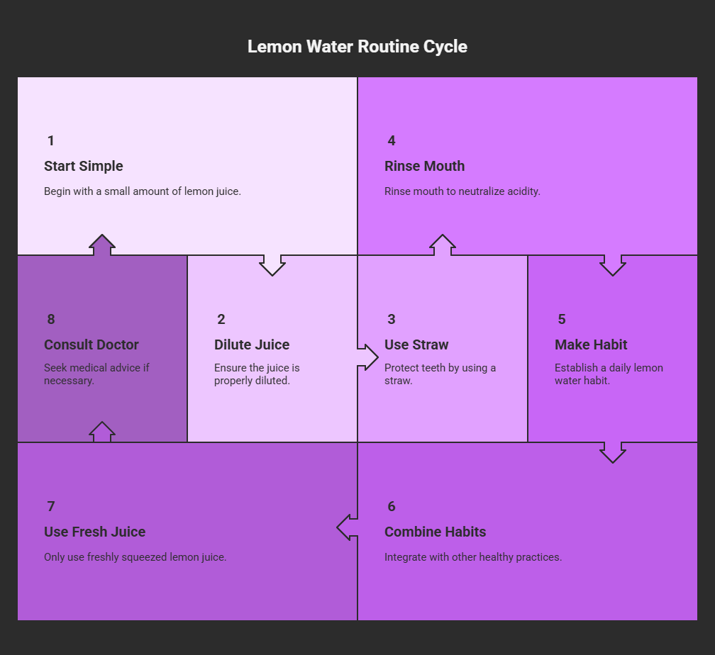 Using Lemon Water