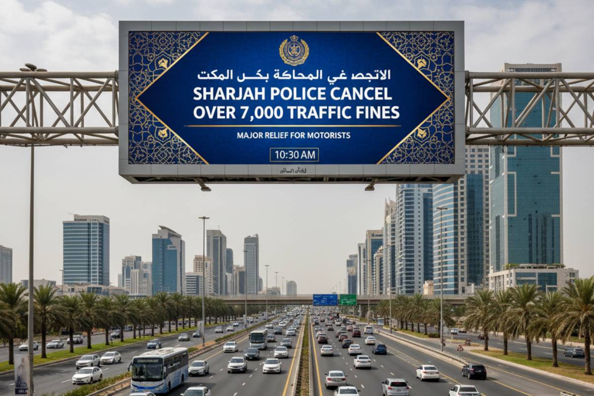 Sharjah Police Cancel Over 7,000 Traffic Fines in Major Relief 1 Traffic Fine Waiver