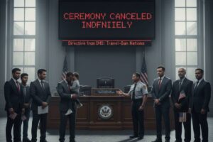 U.S. Halts Citizenship Ceremonies